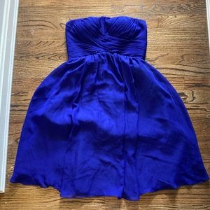 Sleeveless Blue Cocktail Dress